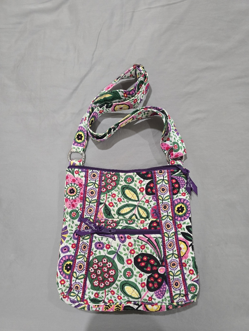 Vera Bradley Viva La Vera Quilted Hipster Crossbody Bag